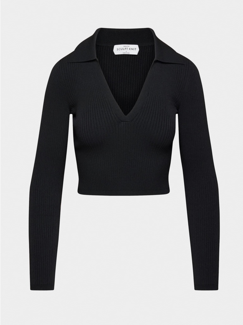 Aritzia Babaton Sculpt V Long Sleeve Shirt Small